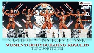 2024 IFBB Alina Popa Classic Pro Women's Bodybuilding Results