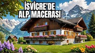 İsviçre'de masalsı Alp Dağları