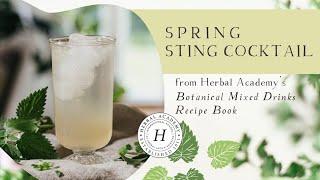 Spring Sting Nettle Cocktail for Herbalist Day