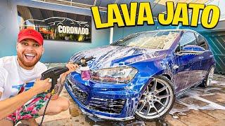 CONSTRUÍ UM LAVA-JATO NA GARAGEM DE CASA !!  ficou incrível