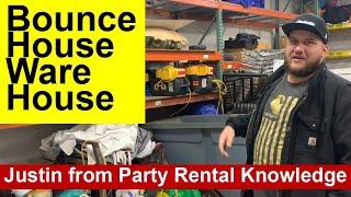 Bounce House Warehouse Tour - Justin With Party Rental Knowledge