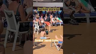 Twerking Shark The Lido Challenge Winner is…………. #cruise #carnivalcruise