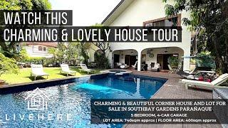 Charming & Beautiful Corner house for Sale in Southbay Gardens Parañaque near Alabang and BF Homes