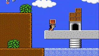 Chip 'n Dale Rescue Rangers Nes Full Playthrough  No Death Run