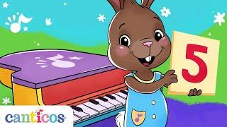 Canticos | The Senses /  Los Sentidos | Nursery Rhymes in English & Spanish | Preschool Vocabulary