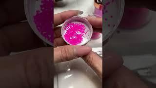 Confetti Explosion Glitter Fade Gel Nail | Learning Gel Nails