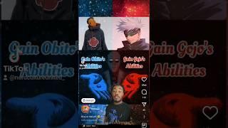 WYR Have Gojo's Abilities or Obito's? #naruto #jjk #anime #manga #fyp #explore #meme #reels #shorts