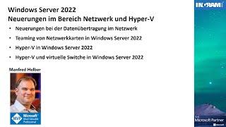 Windows Server 2022 - Hyper-V und Networking