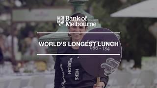 Bank of Melbourne's World Longest Lunch 2019