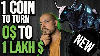 1 NEW COIN TO TURN 0 $ TO 1 LAKH $   | BEST NEW AI ALTCOIN OF 2024 | LIKE BUYING RNDR ON 0.52$ 