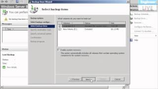 Create Backup in Windows Server 2008
