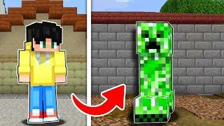 I BECAME A CREEPER in Minecraft!