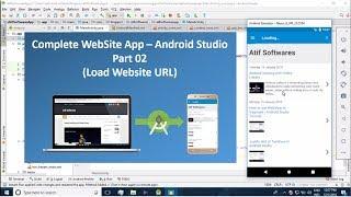 Website App | 02 Load Website URL | Android Studio | Java