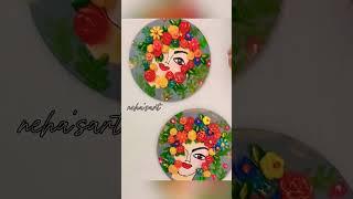 Blooming Women️‍️‍#handmade #clayartisan #women #fridgemagnets  #womenempowerment #neha'sart