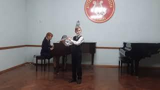 Белов Антон 11 лет. г. Темрюк Дж. Раттер Прелюдия из "Античной сюиты"