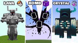 All Weaknesses of Bosses - Wither Storm,Warden,Wither,Ferrous,Barako....