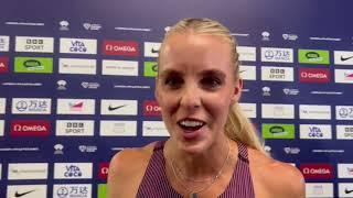 Keely Hodgkinson: "I'm just glad I can run 400m that quickly and keep going!"