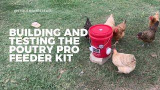 BUILDING OUT POULTRY PRO FEEDER KIT | TRACTOR SUPPLY BULK FEEDING