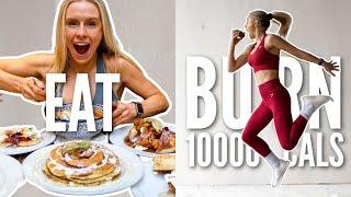 Eat 10,000 Calories & Burn it Off in 24 Hour Challenge