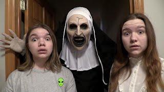 EVIL NUN IN OUR HOUSE. (SCARY)