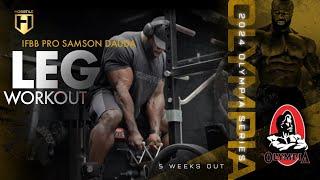 Samson Dauda 6 Favorite Leg Moves to Maximize Gains | 5 Weeks Out from 2024 Mr. Olympia | HOSSTILE