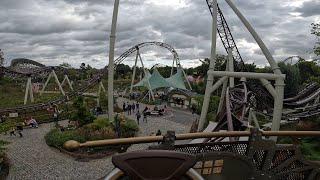 Mack Rides Xtreme Spinning Coaster Ride to Happiness Plopsaland De Panne 2022 POV Onride