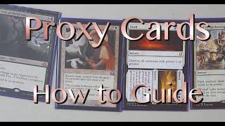 MTG Friends - How to make great proxy cards | Magic the Gathering | MTG | How to make proxy card