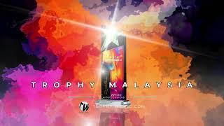 Trophy-World Malaysia | Custom Trophies & Plaques Supplier - Rainbow Star Crystal Trophies