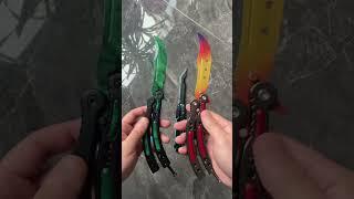 RGX Knife Yoru Comb Metal Balisong #valorant