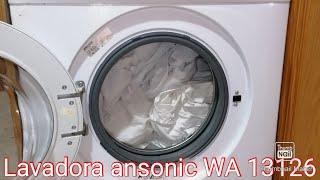 ESPECIAL 50 SUSCRIPTORES!!!! LAVADORA ansonic WA 13126 ciclo de algodón