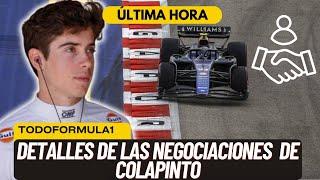 F1 HOY:  Jefe de Williams reveló las negociaciones Colapinto