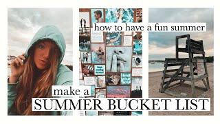 VLOG: wake up at sunrise to make a SUMMER BUCKET LIST - things to do this summer 2020