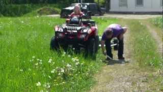 Alex mit ATV Schlegelmulcher Geo 120