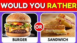 "Would You Rather...? Epic Food Showdown | Ultimate Taste Challenges! | Quiz Spark |"