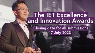 The IET Excellence and Innovation Awards 2023