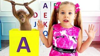 ABC Aprenda o Alfabeto em Inglês com Diana e Roma