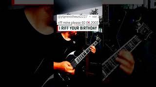 Riff Your Birthday - Thrash Metal Riffs Based On Your Birthday - Rock Guitar - Metal Guitar