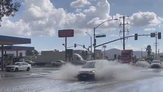 Roads flooded in parts of Southern California