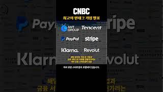 CNBC 최고의 핀테크 기업들 발표 #shorts #핀테크 #비트마트 #바이낸스 #디지털자산 #CNBC #statista