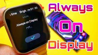 How To Add Always On Display in Smartwatch