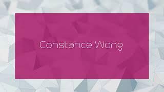 Constance Wong - appearance