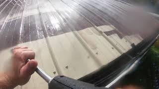 How to Pressure Wash a Metal Roof Pt1 Clean a Surface BEFORE Stepping UP!