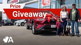 AutoTrader.ca Hands Over the Keys to the Lucky Winners of Our 2021 Toyota RAV4 Hybrid Giveaway