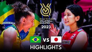 LEGENDARY MATCH |  BRAZIL vs JAPAN  | Women's OQT 2023