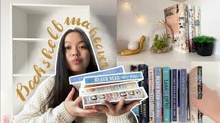 building and decorating my bookshelf || room, aesthetic makeover, bookcase tour || chaubango