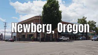 Downtown Newberg, Oregon 2020 4k Walking Tour