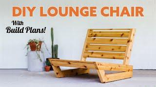 How To Make A Modern Wood Patio Chair | I Saved $$$!