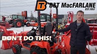 Common Mistakes of FIRST TIME Tractor Buyers!