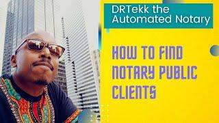 How do I find Notary Public clients?