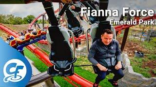 Fianna Force front seat reverse ridercam on-ride 5K POV @60fps Emerald Park